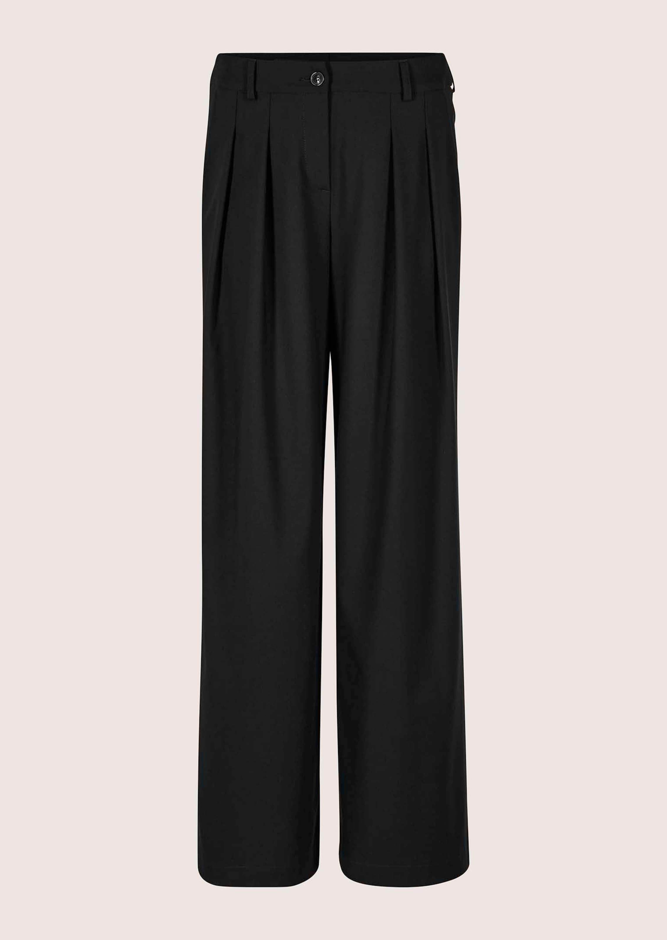 Weite Hose mit Bundfalten