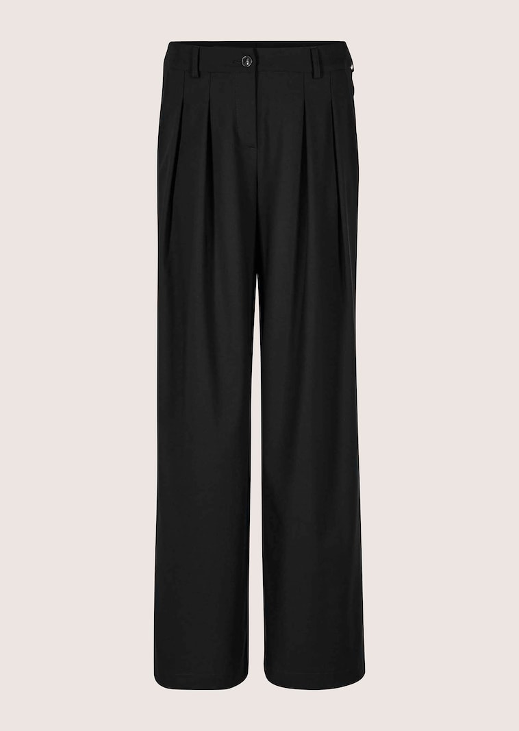 Weite Hose mit Bundfalten