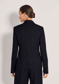 Blazer à rayures avec paillettes thumbnail 4