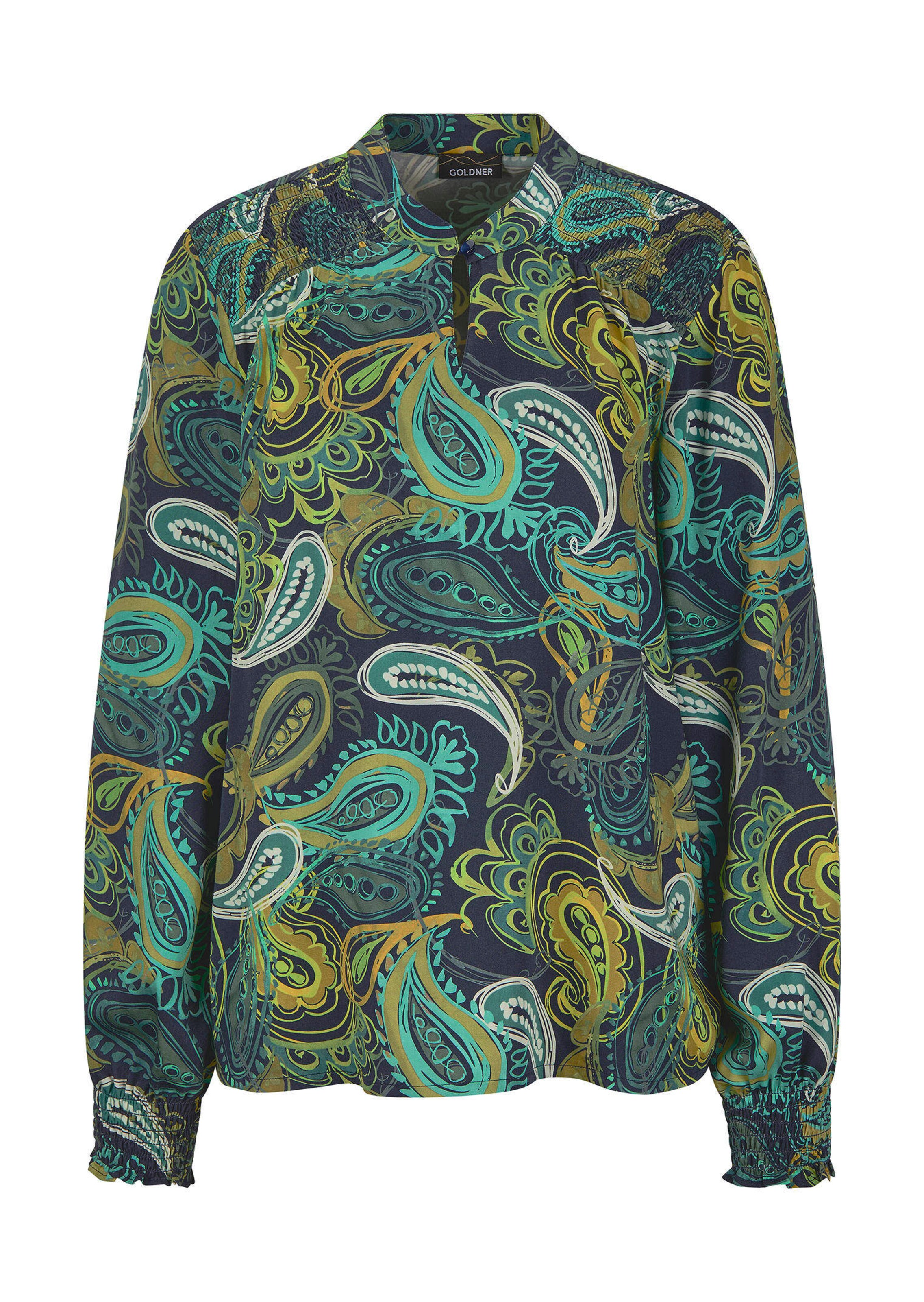 Blouse van soepel viscose-satijn