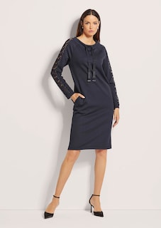 Jerseykleid mit Strass und Spitze thumbnail 2