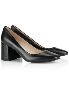 Escarpins en cuir à talons bloc thumbnail 2