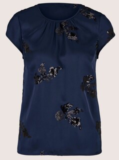 Satinbluse mit Paillettenmotiven thumbnail 7