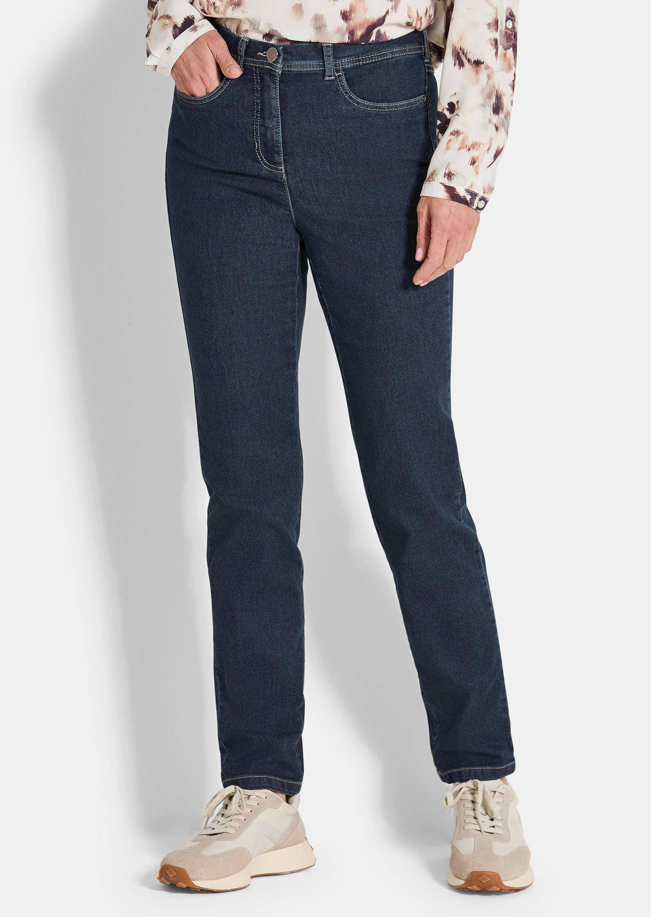 Schmale High-Stretch-Jeans LOUISA