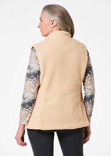 Teddy vest met opstaande kraag thumbnail 3
