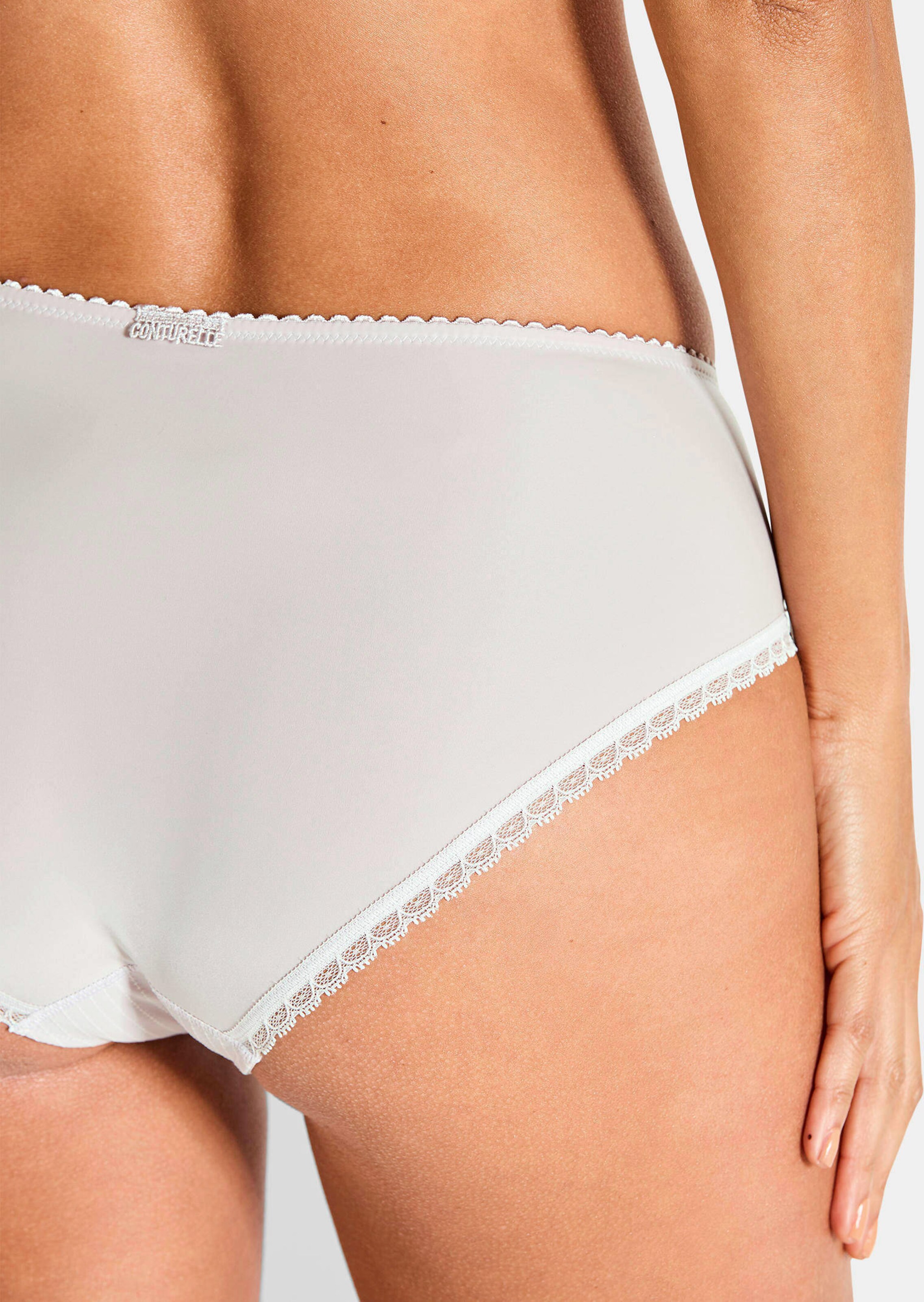 Slip taille haute avec dentelle thumbnail 3