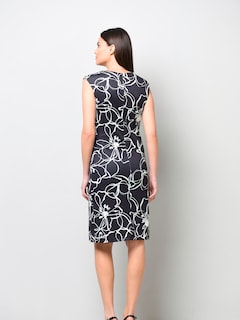 Jerseykleid in floralem Dessin thumbnail 2