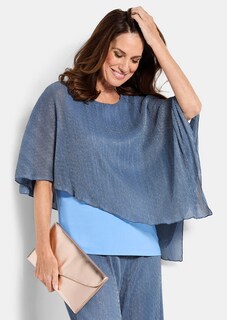 Elegant shirt met plissé-drapering thumbnail 4