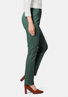 Satijnen katoenen broek LOUISA COMFORT+ thumbnail 4