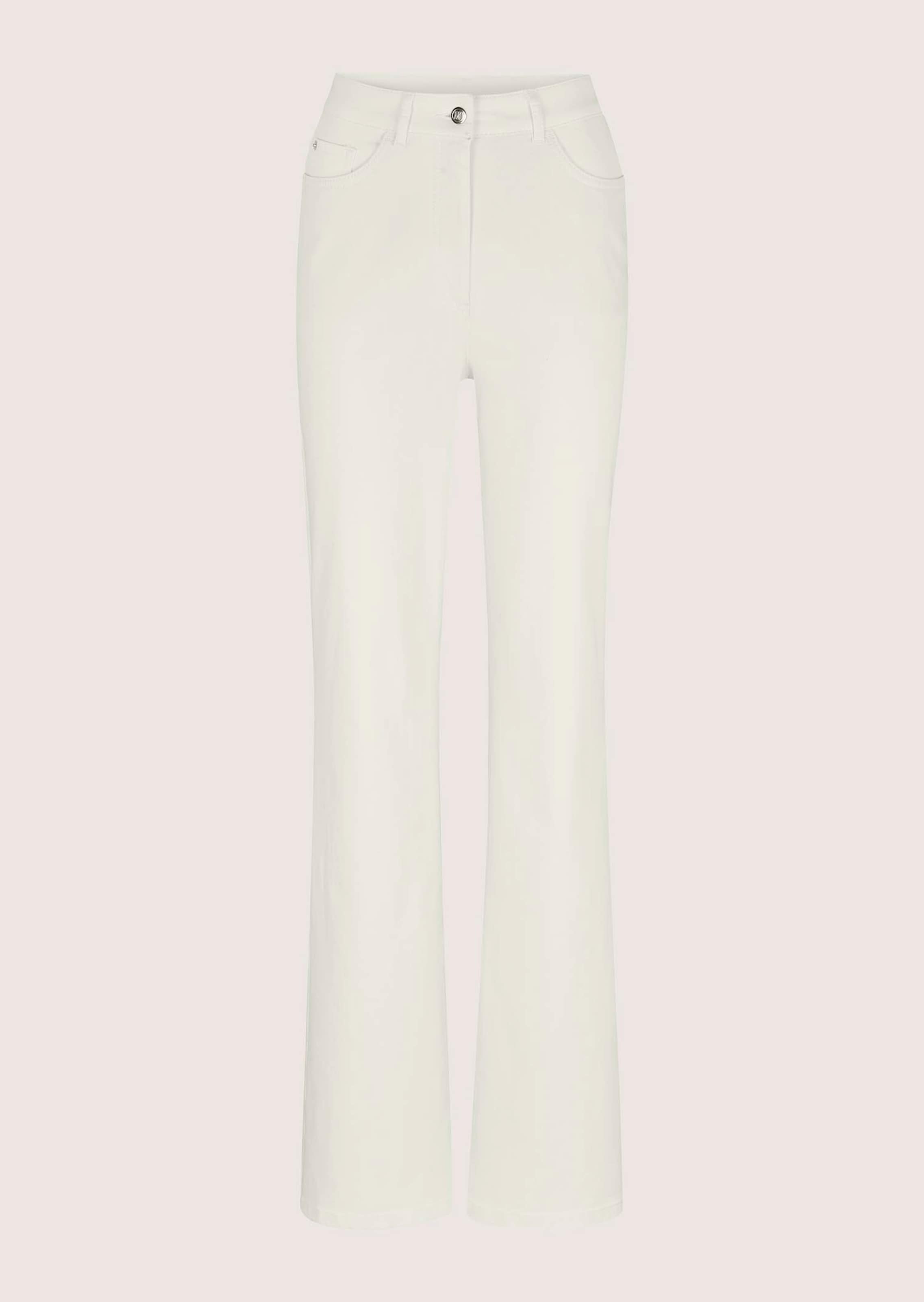 Wide-leg jeans with a gentle bootcut