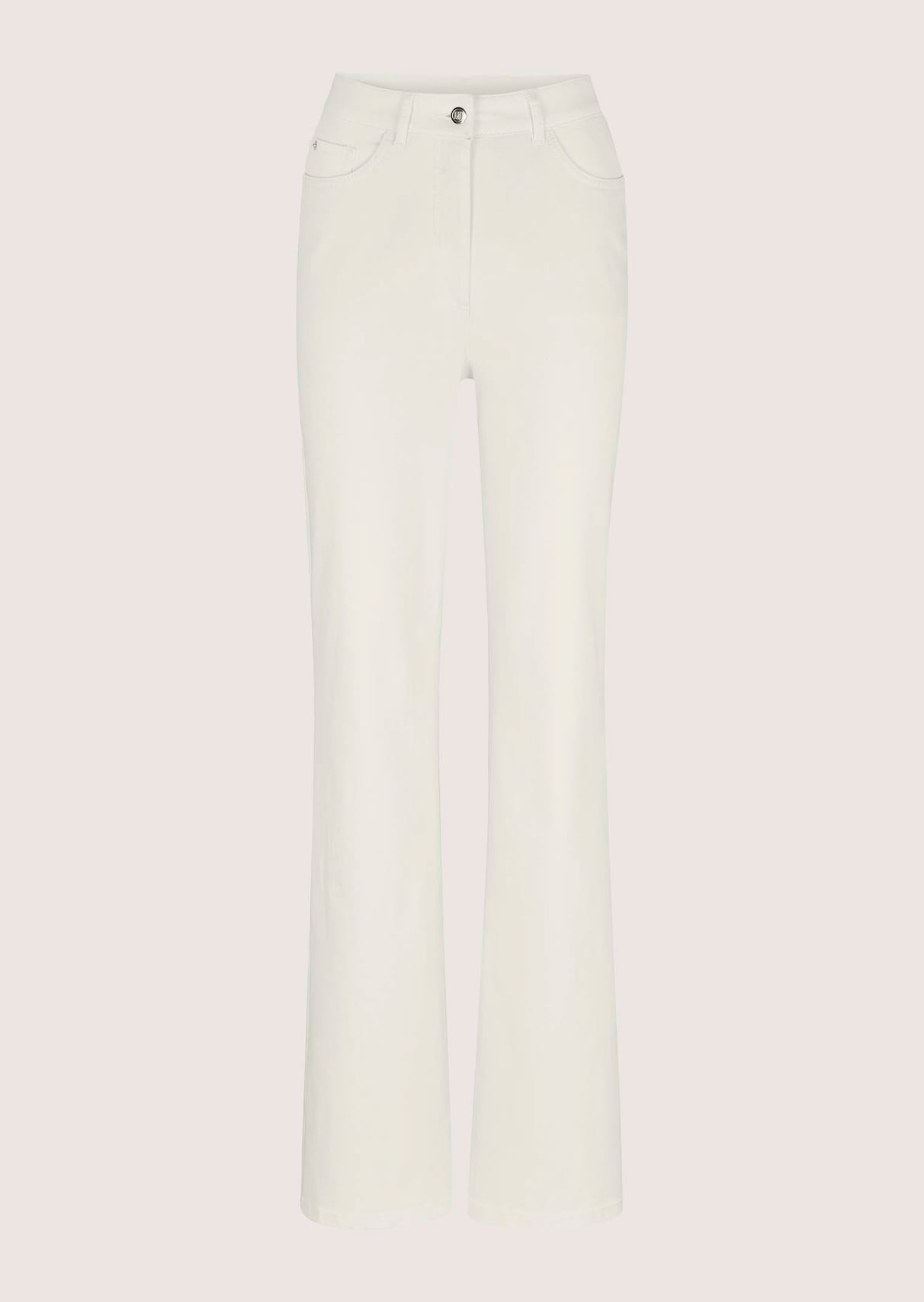 Wide-leg jeans with a gentle bootcut