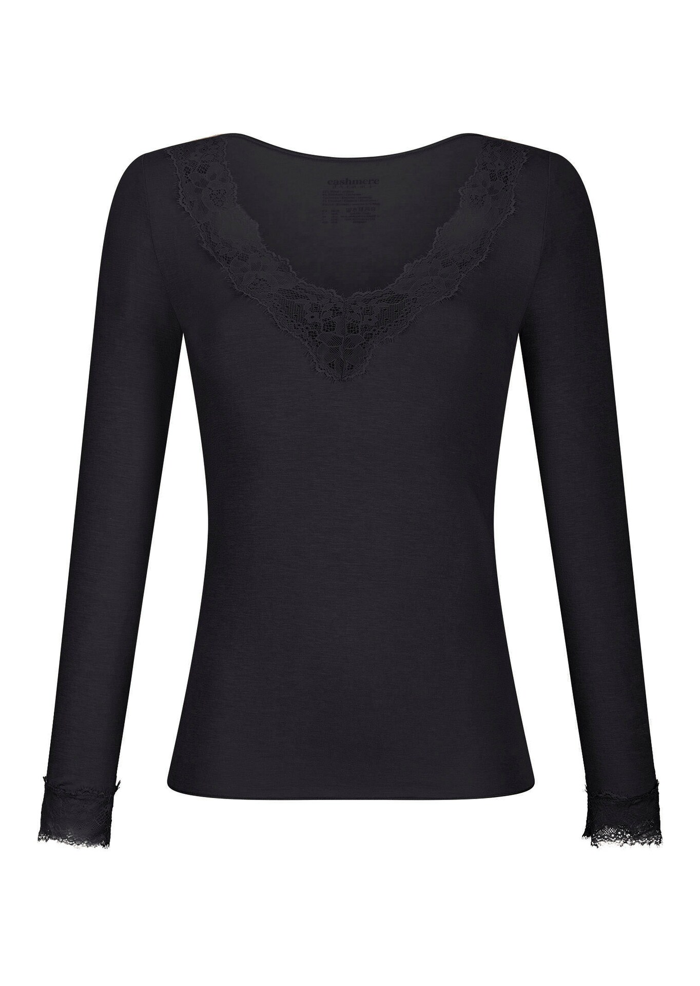 T-shirt Ă manches longues avec dentelle