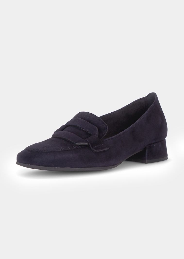 Slipper aus Leder mit Zierelement