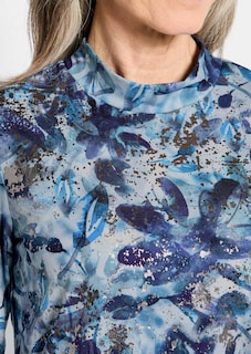 Jersey-Shirt mit Glanzdetails thumbnail 5