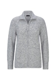 Strickjacke in Rippenstruktur mit Reissverschluss thumbnail 6