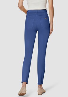 Jeans met fijne franjezoom thumbnail 4