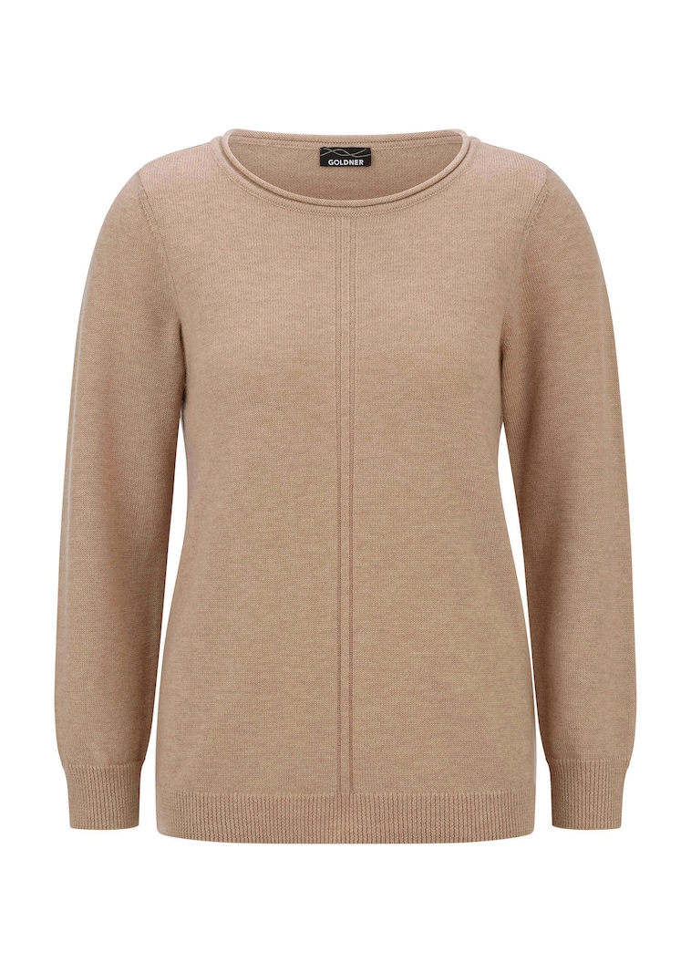 Strickpullover aus reiner Merinowolle