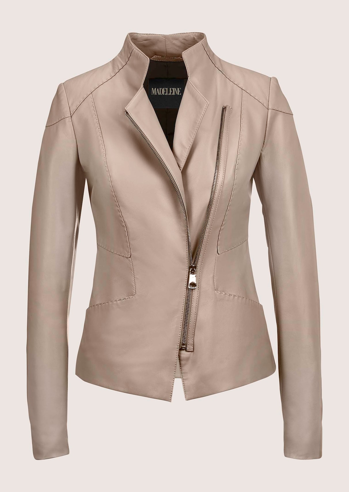 Leather jacket in lamb nappa