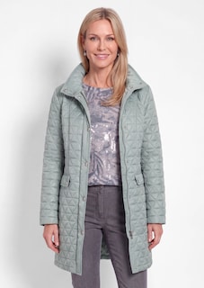Manteau court matelassée à col droit thumbnail 1