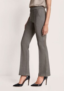 Jerseyhose in Bootcut-Form mit Glanzeffekt thumbnail 5
