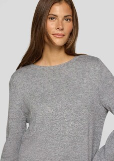 Strickpullover mit Wolle und Modal thumbnail 2