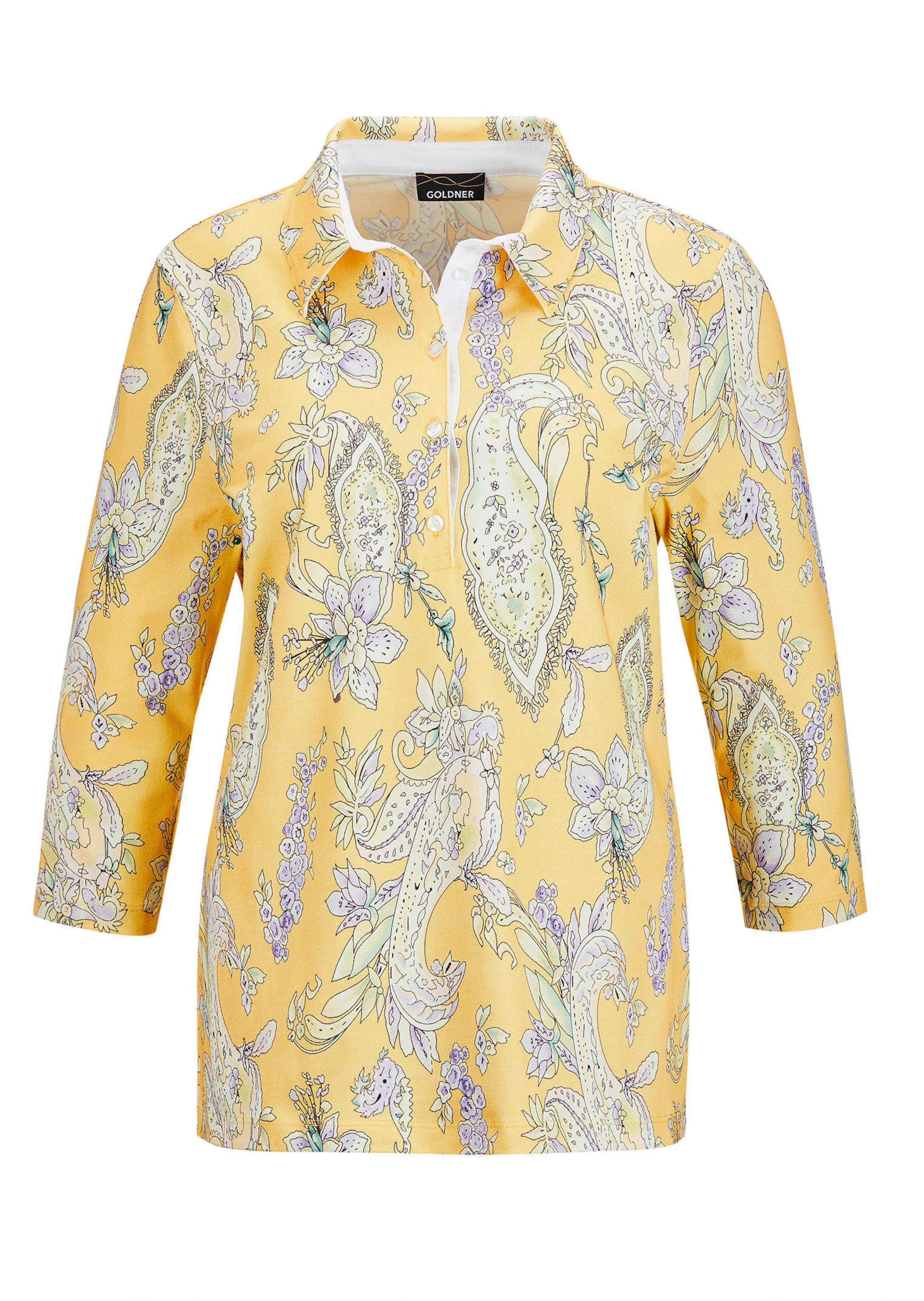 Poloshirt met paisleydessin