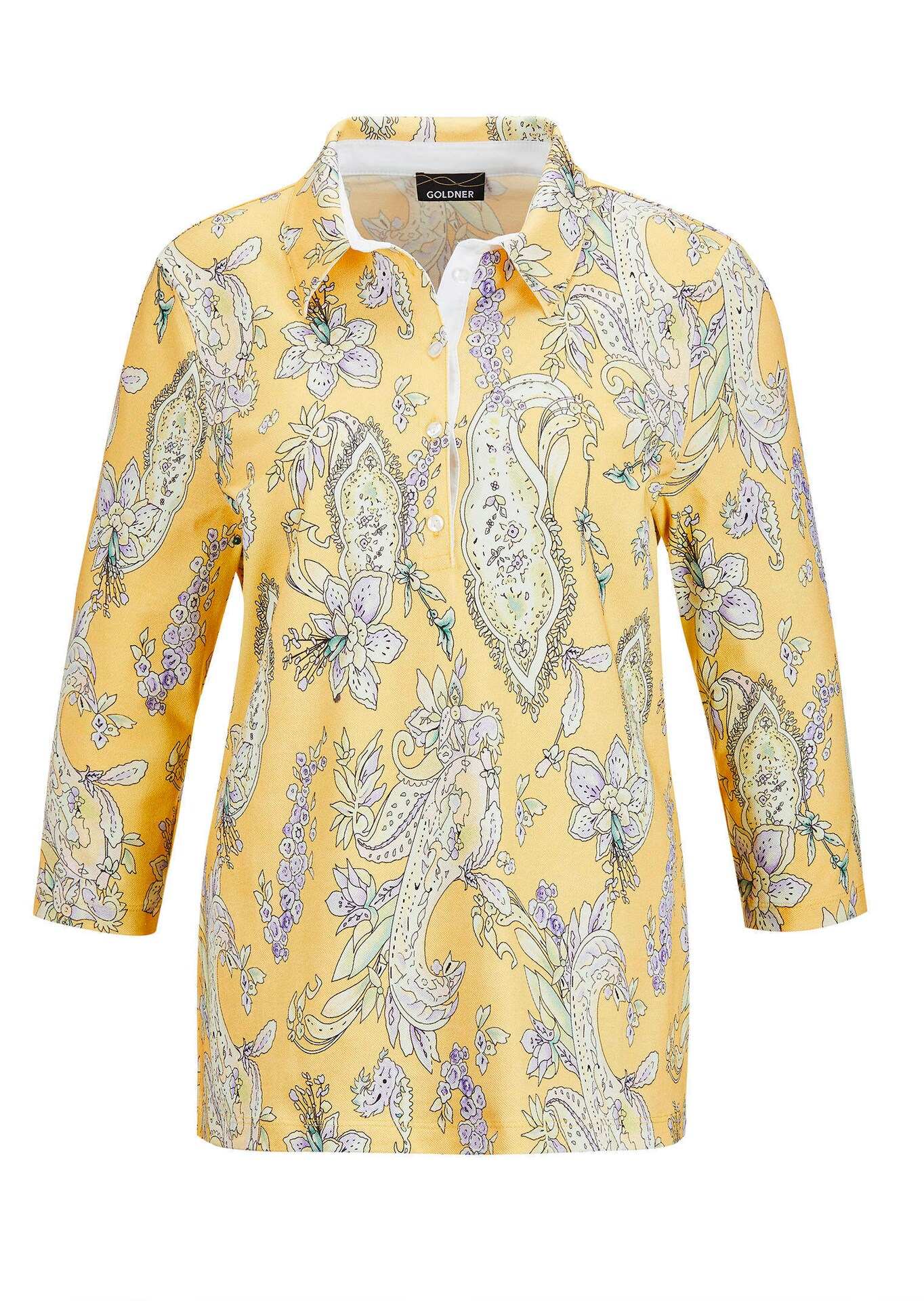 Poloshirt met paisleydessin