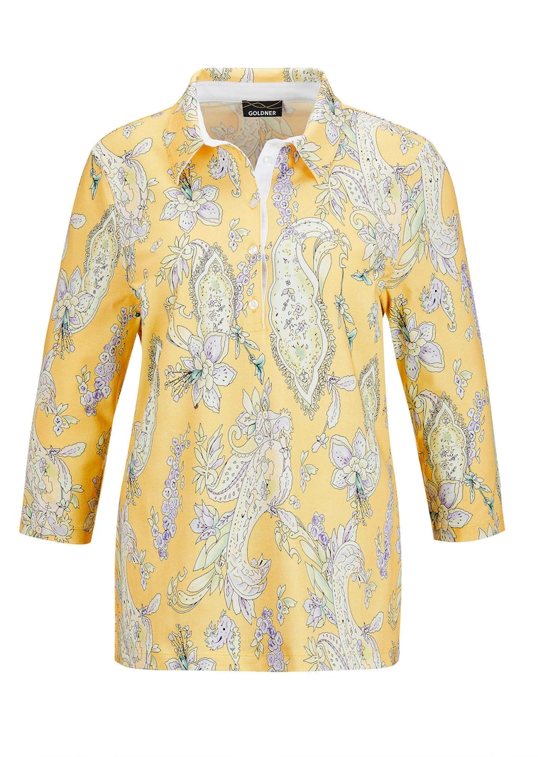Poloshirt im Paisley-Dessin