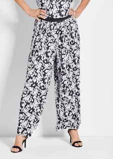 Plissébroek VERA met bloemenprint thumbnail 1