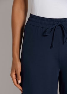 Lässige Jerseyhose mit weitem Bein thumbnail 5