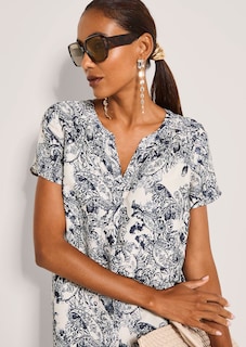 Luftiges Paisleykleid in H-Linie thumbnail 5