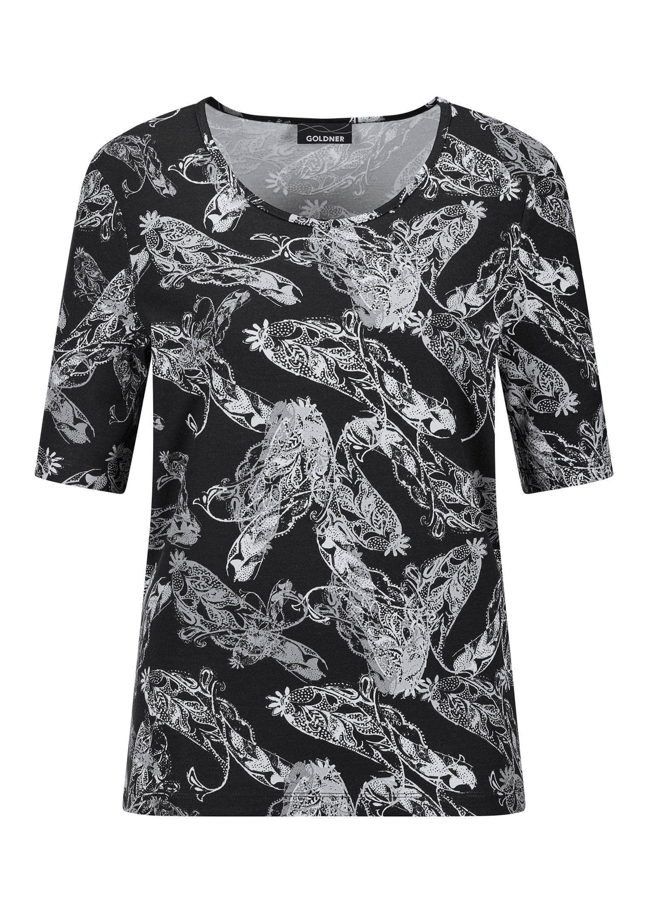 Shirt mit floralen Ornamenten