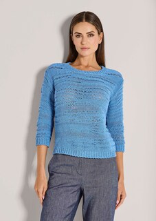 Rundhals-Pullover mit 3/4-Ärmeln thumbnail 2