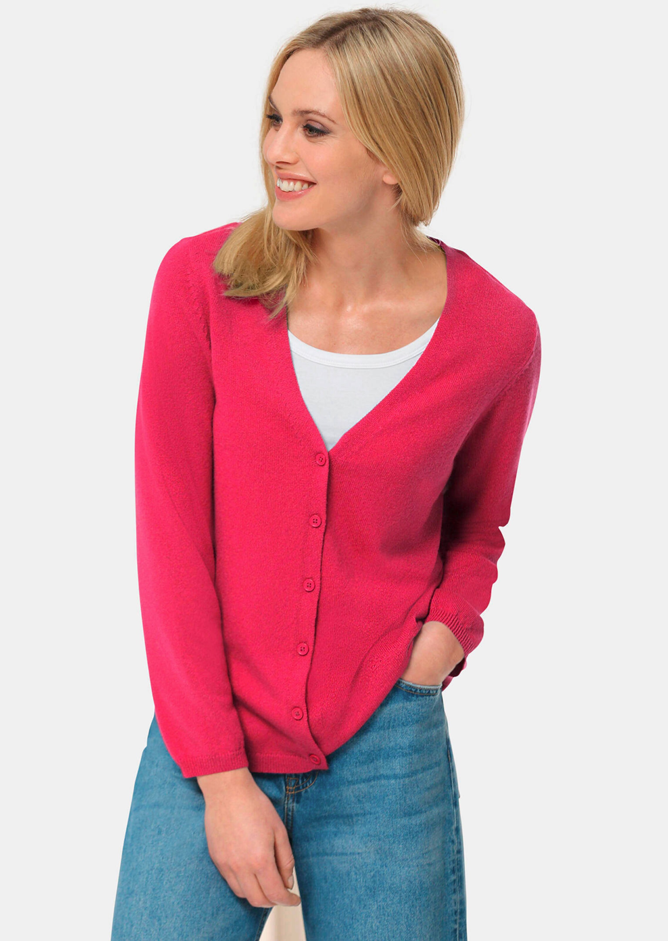 Cardigan col V en cachemire thumbnail 3