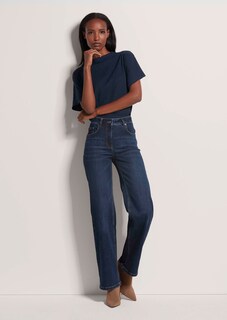 Five-Pocket-Jeans mit weitem Bein thumbnail 3