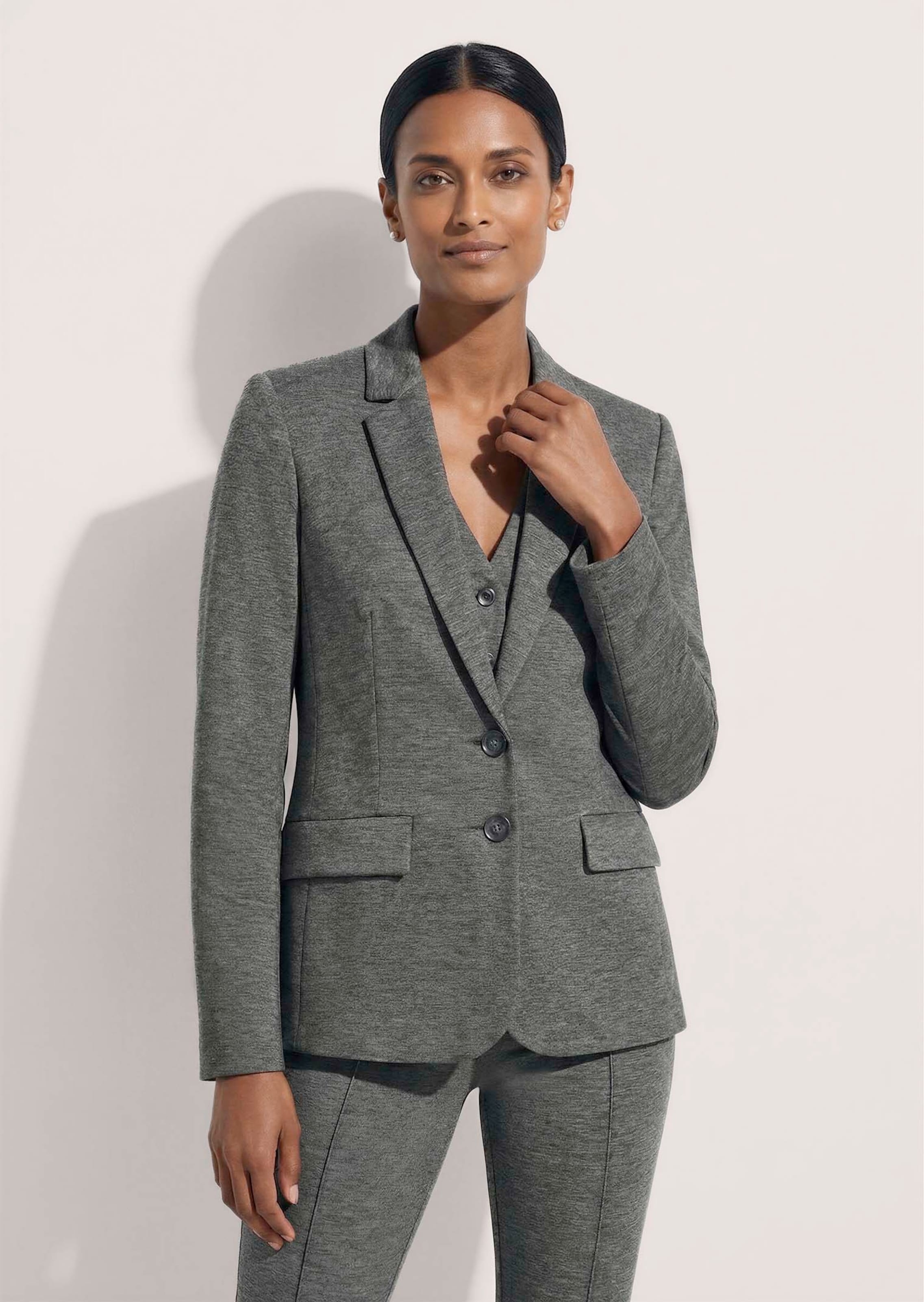 Soft jersey blazer