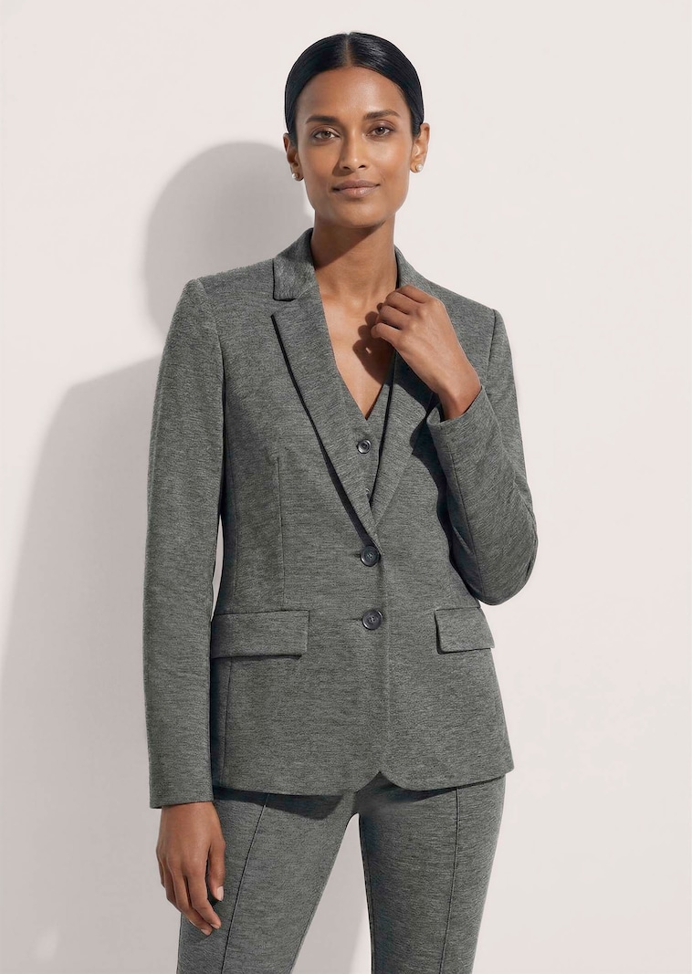 Soft jersey blazer