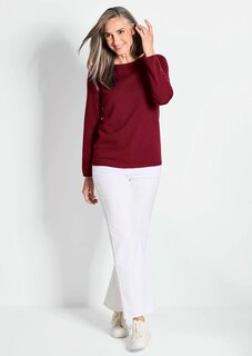 Kaschmirpullover mit U-Boot Ausschnitt thumbnail 2