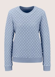 Sweatshirt mit Cloqué-Struktur thumbnail 7