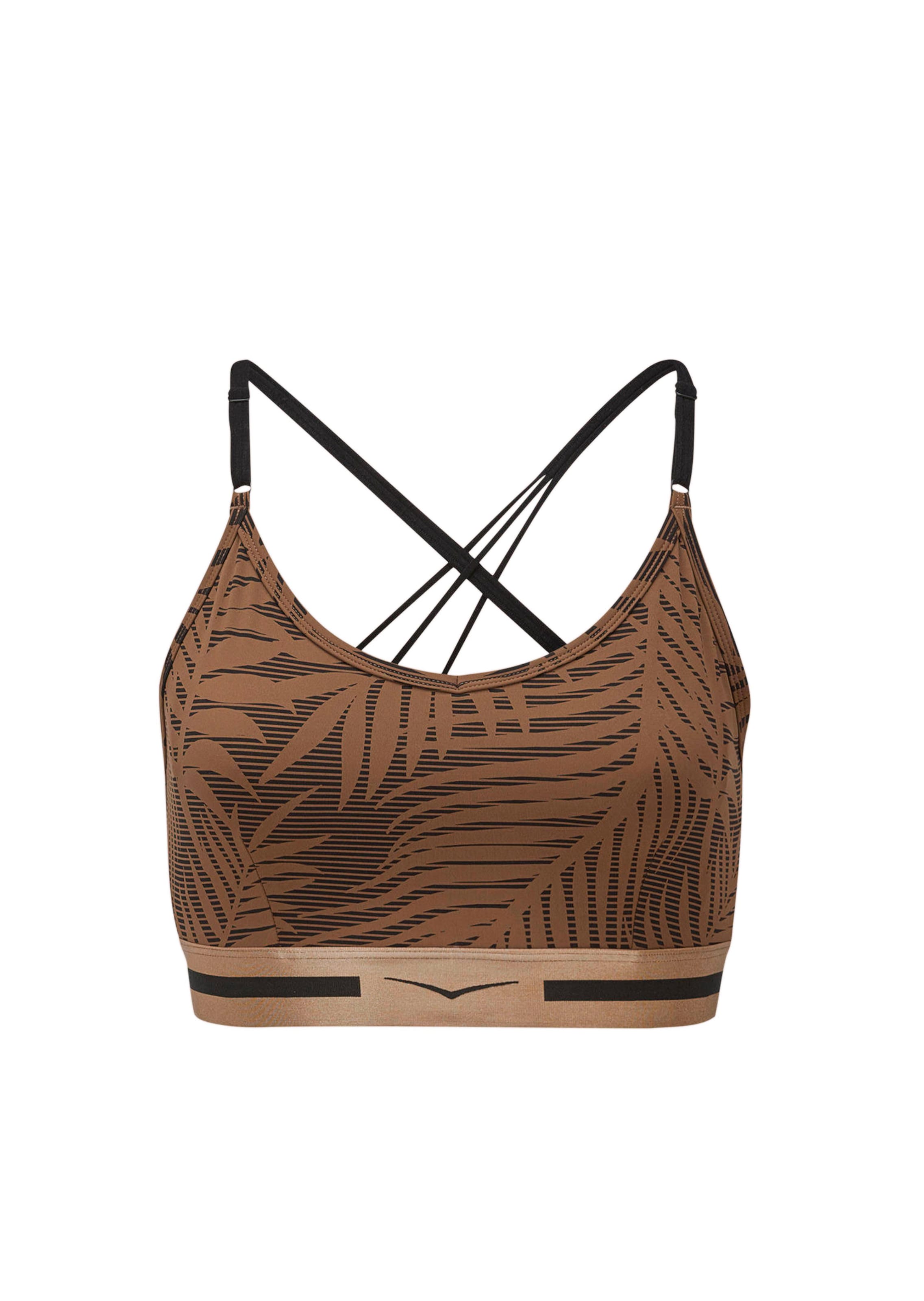 Sportbustier met mesh voering