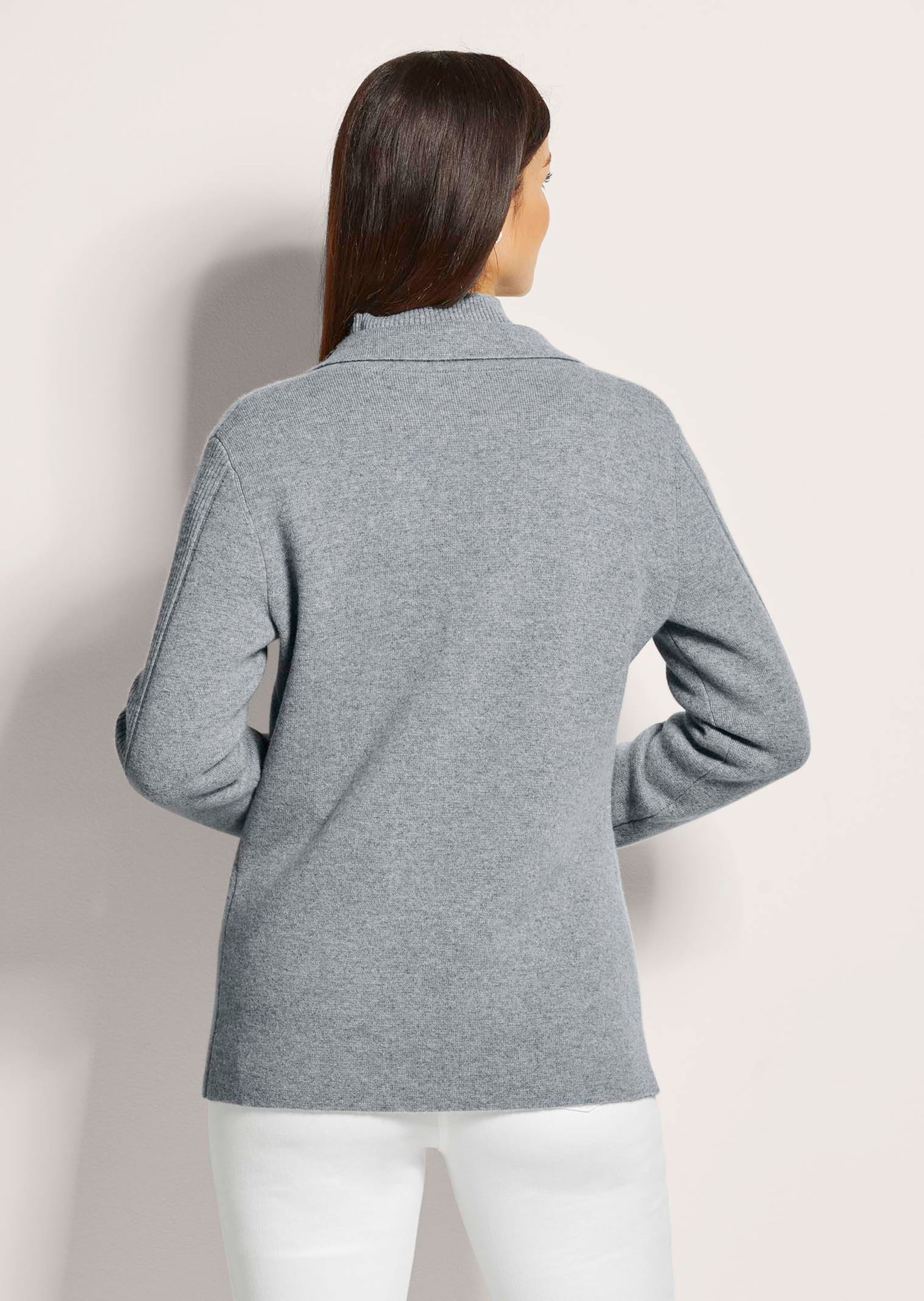 Knitted blazer with cashmere thumbnail 4