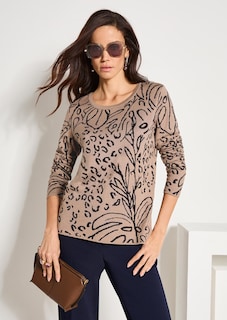 Feinstrickpullover im Mustermix thumbnail 1