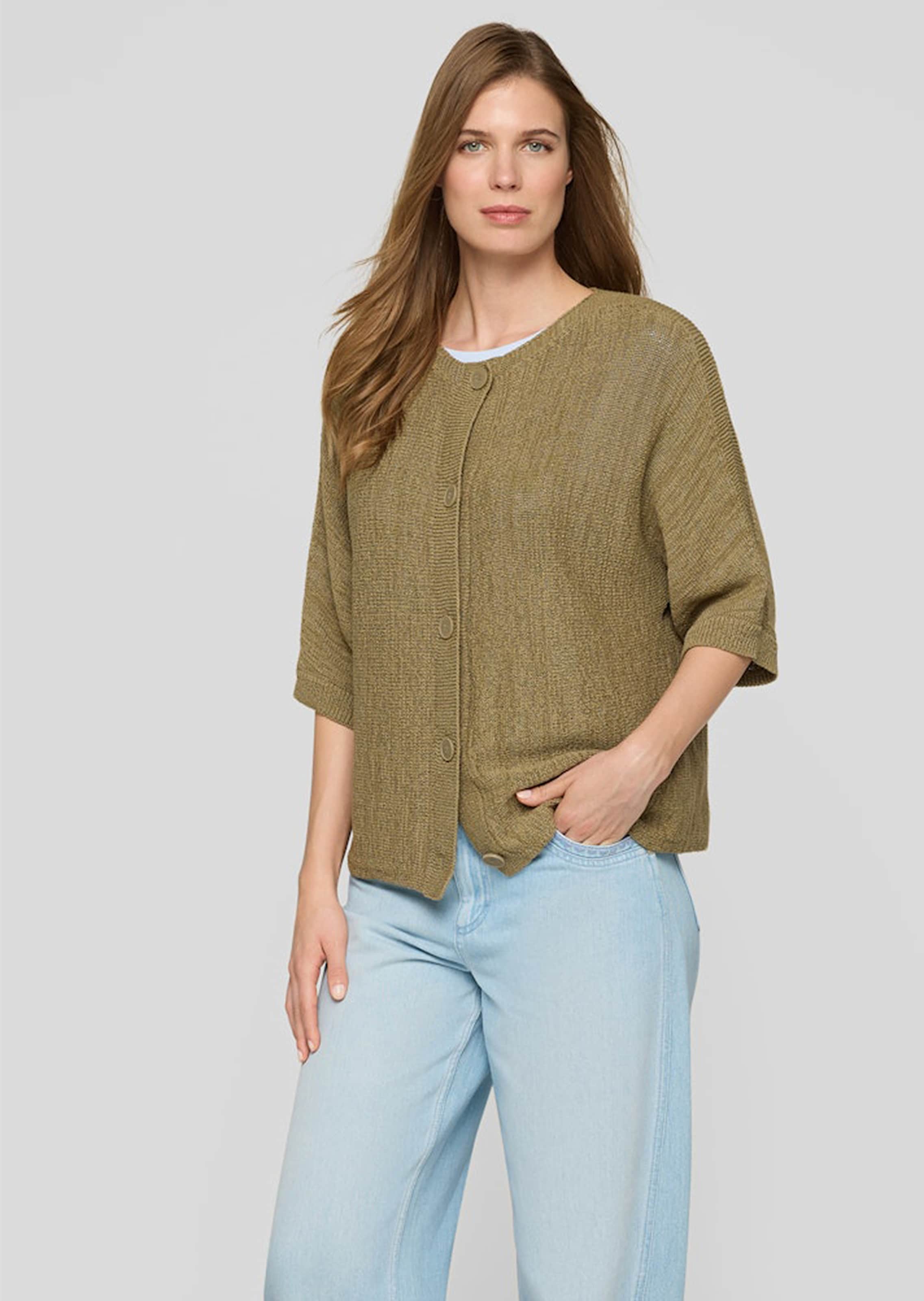 Tricot jasje van lintjesgaren