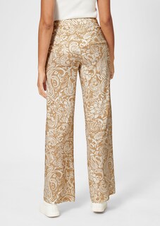 Weite Hose mit Paisley-Muster thumbnail 4
