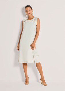 Kleid in H-Linie mit goldfarbenen Spangen thumbnail 2