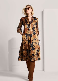 Schluppen-Kleid mit Allover-Blütenprint thumbnail 5