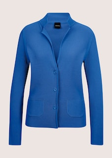 Schlanker Strickblazer mit langen Ärmeln thumbnail 7