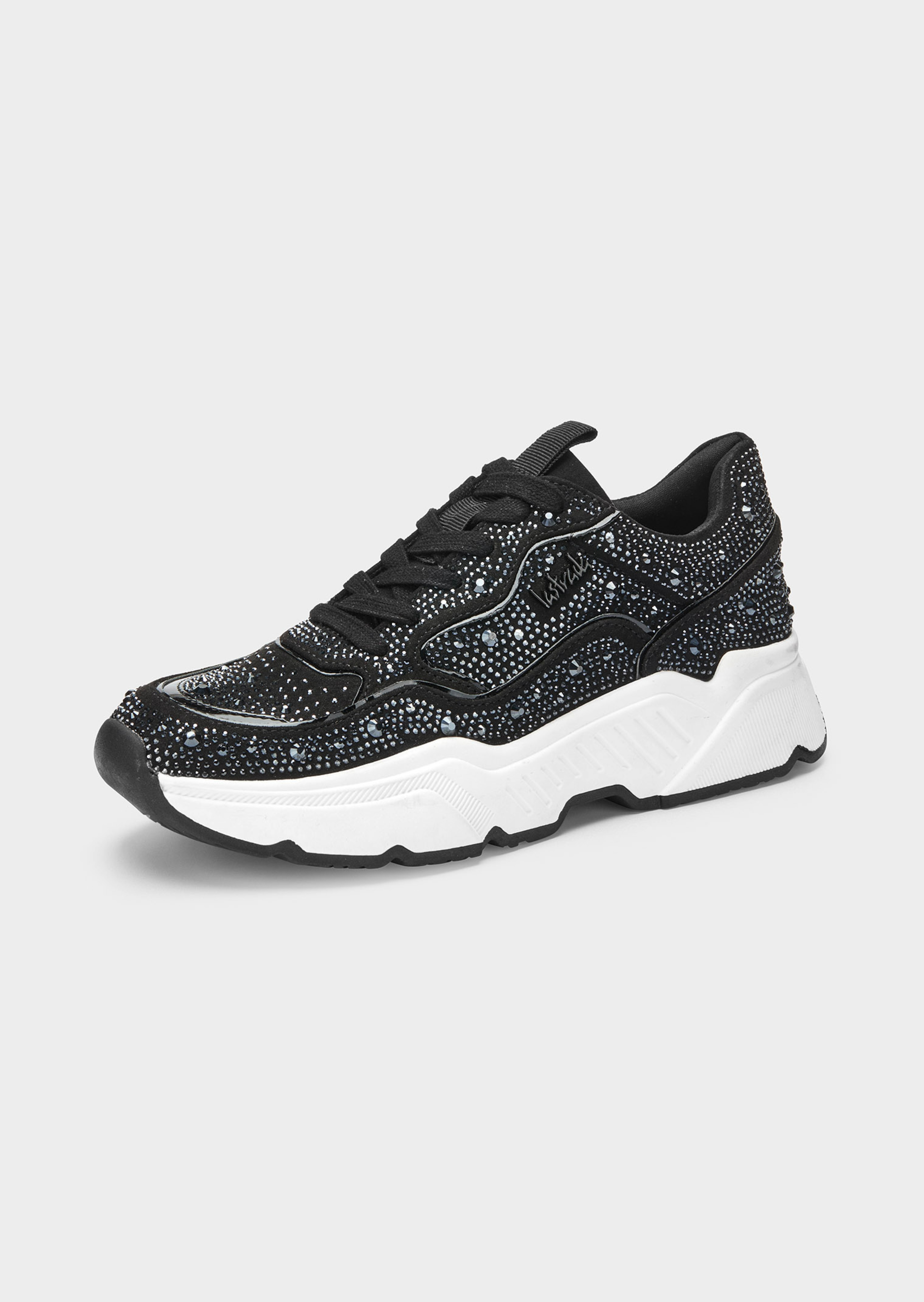 Sneaker mit Schmucksteinen