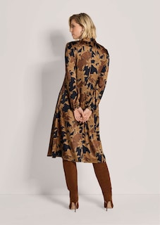 Schluppen-Kleid mit Allover-Blütenprint thumbnail 4