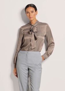 Satinbluse mit Schluppe thumbnail 2
